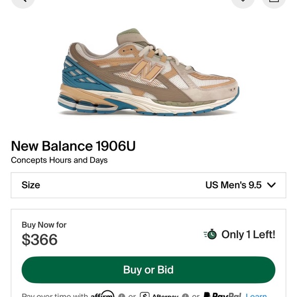 New Balance White and Blue Athletic Sneakers - Picture 2 of 2